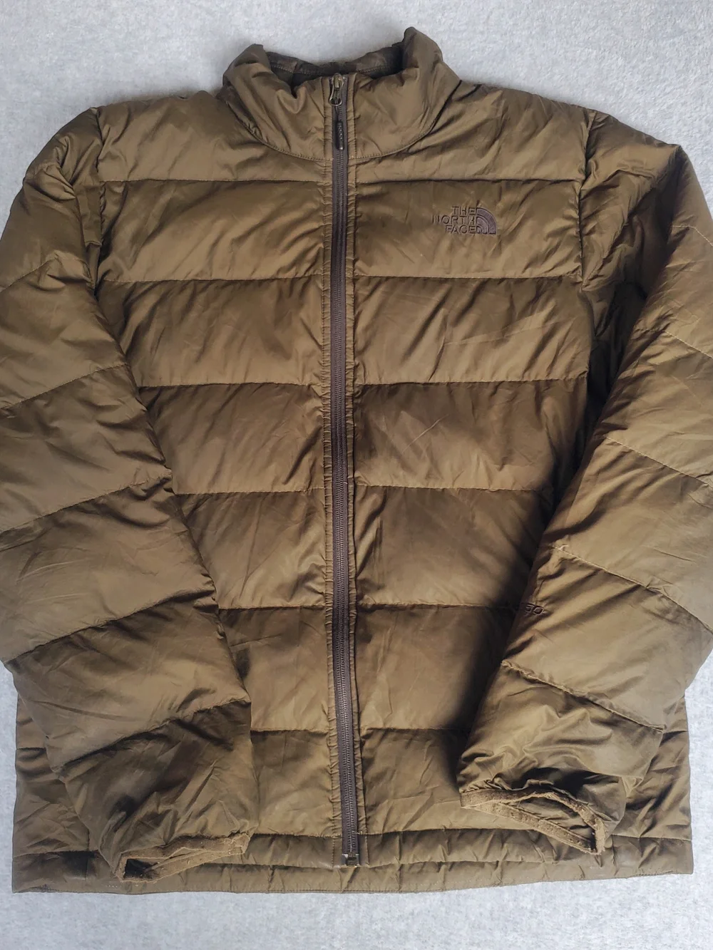 The North Face Men's Olive Green Insulated Jacket